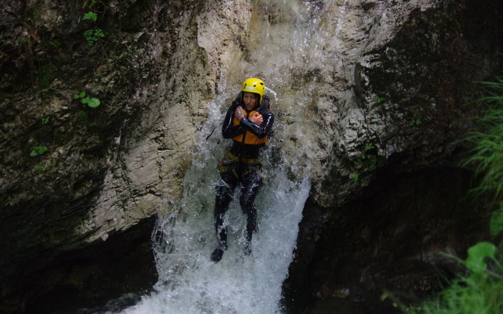 Bovec: Halbtägige Canyoning-Tour