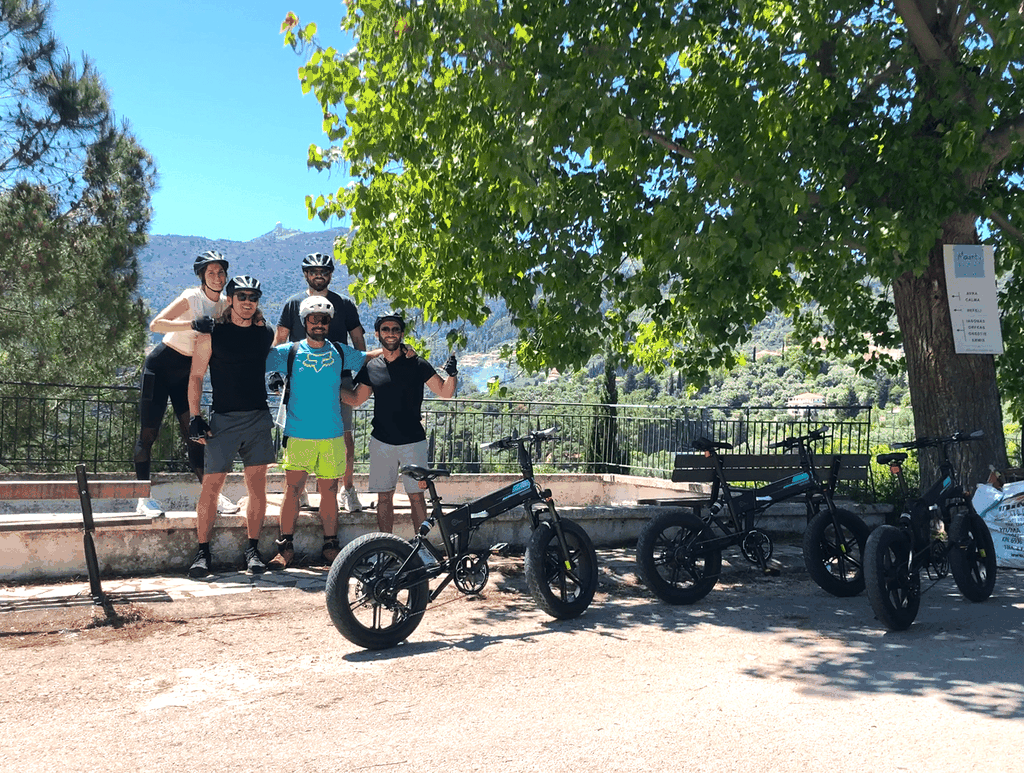 Lefkada: Mountain Gems Electric Fat Bicycle Tour & Verkostung