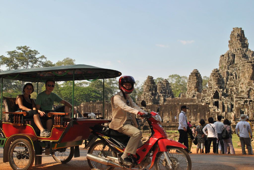 Angkor Thom Nachmittags Tour mit dem Tuk Tuk