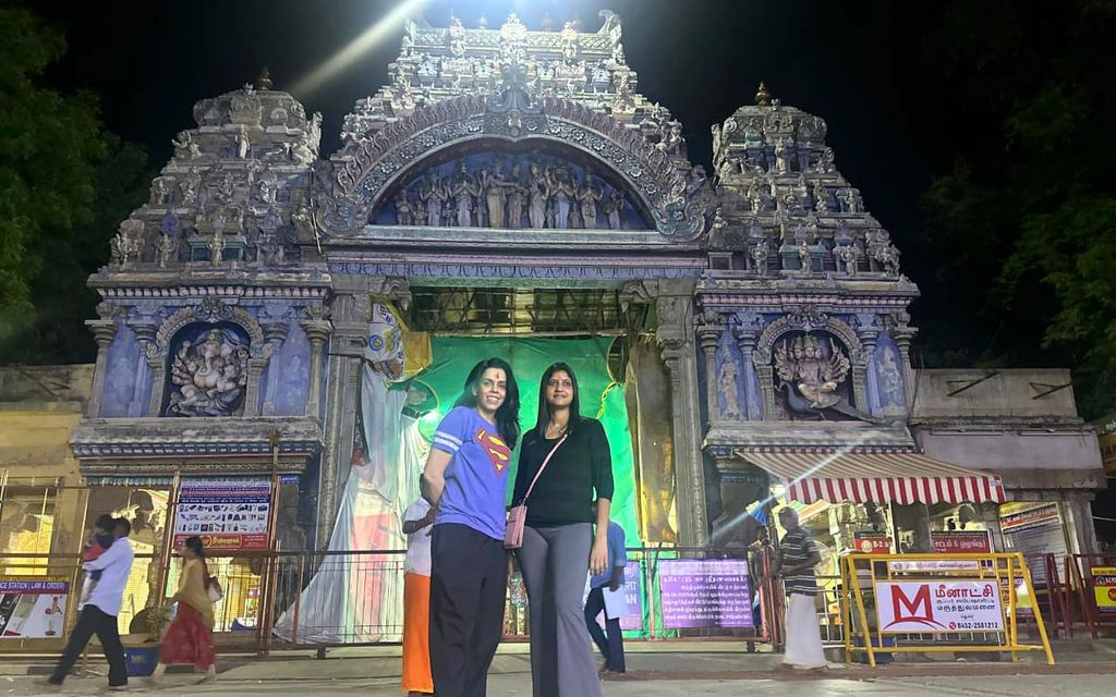 Nachtzeremonie im Madurai Meenakshi Amman Tempel Tour