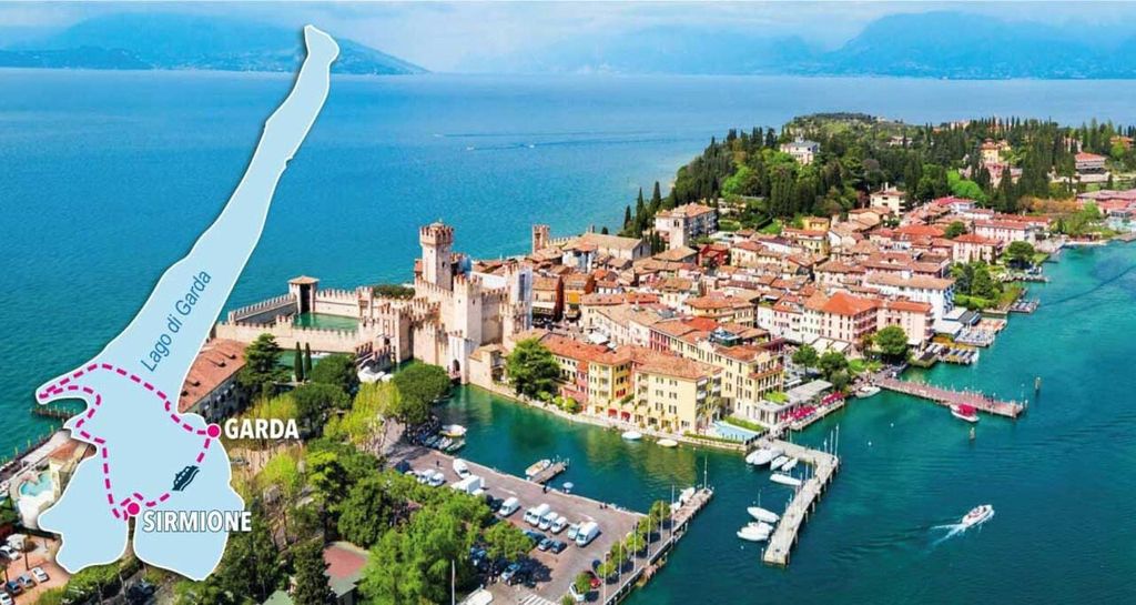 Große Bootstour auf dem Gardasee (Sirmione & Garda Stop + Aperitif)