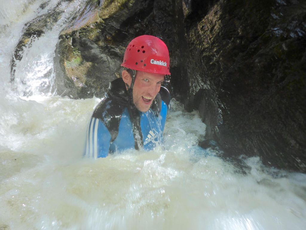 Ötztal: Obere Auerklamm Canyoning Tour für Einsteiger