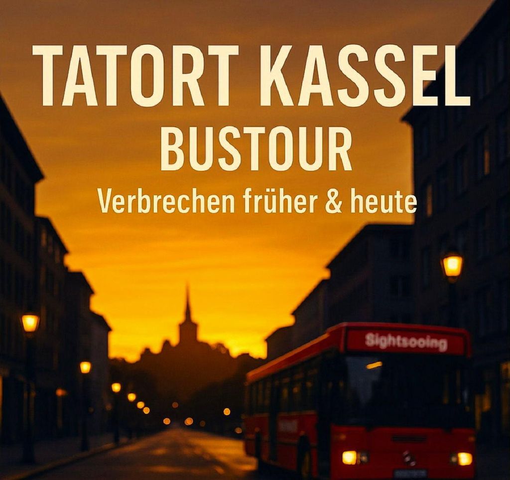 Tatort Kassel: Wahre Kriminalfälle & Orginalschauplätze per Bustour