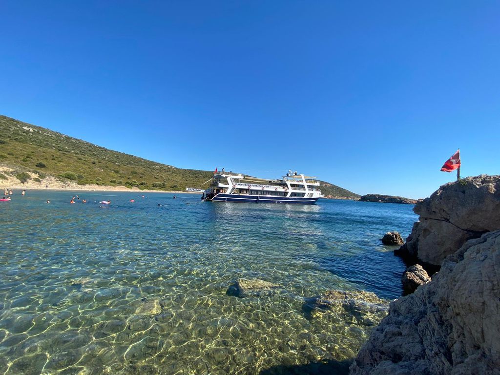 Cesme: Inseln und Buchten Bootsfahrt mit BBQ Mittagessen