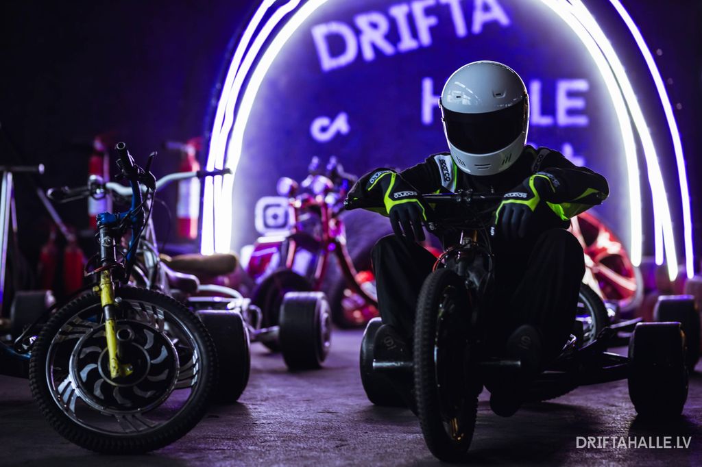 Riga | Drifta Halle: Extreme 20 Minuten Fahrt auf einem Drift-Trike