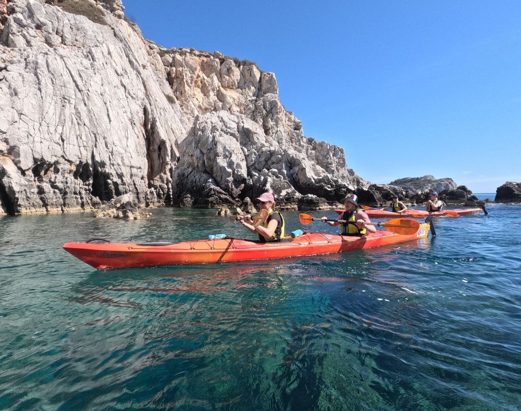 Rhodos: Kurze Piraten-Kajak-Entdeckungstour
