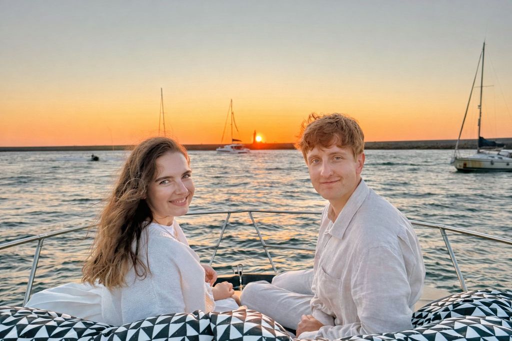 Porto: Sonnenuntergangsfahrt auf dem Douro in kleiner Gruppe mit Drink