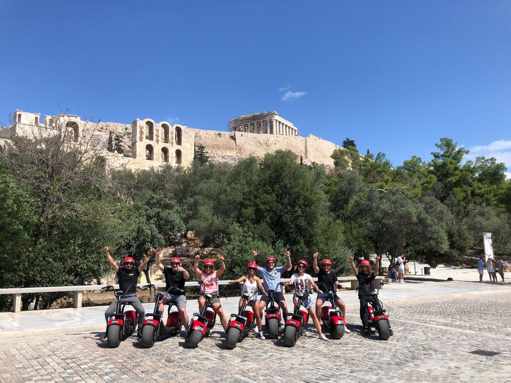 Athen: Preisgekrönte Akropolis-Tour mit dem E-Scooter