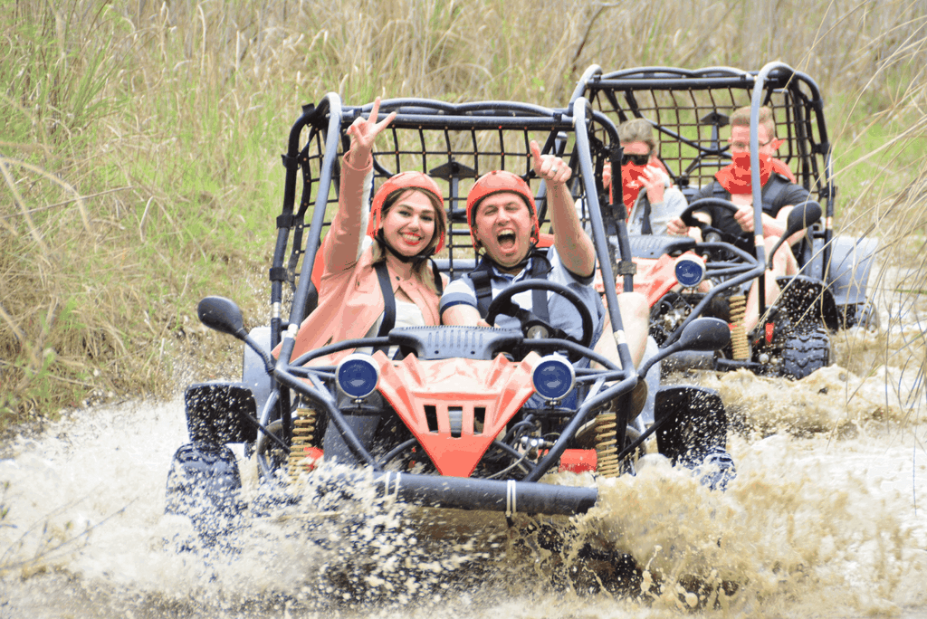 Von Belek & Side: Buggy- oder Quad-Safari mit Hoteltransfer