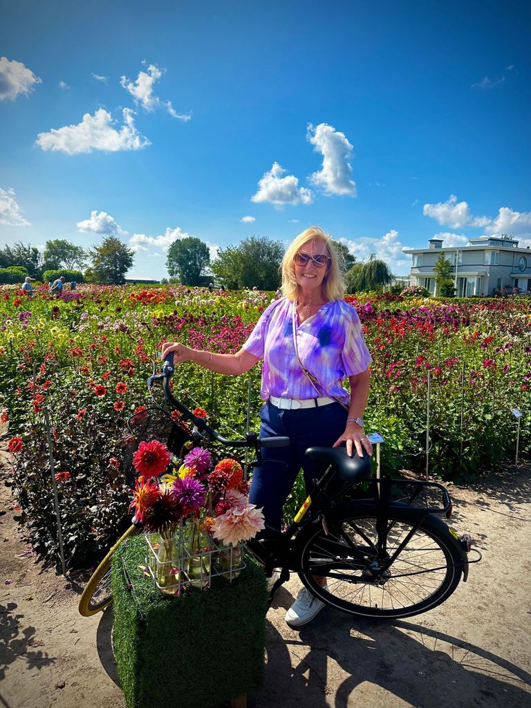 Zwiebelregion: Dahlien-Fahrradtour