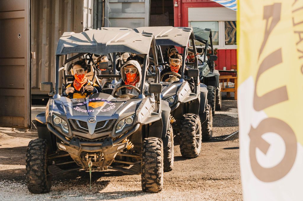 Málaga: Geführte Offroad-Buggy-Tour in Mijas (2- oder 4-Sitzer)