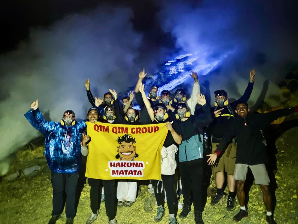 Banyuwangi oder Bali: Nachtwanderung zum blauen Feuer am Ijen & Sonnenaufgang