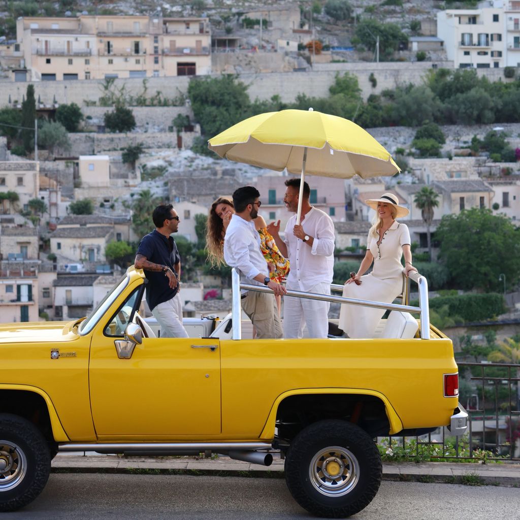 Modica: Oldtimer-Tour mit privatem Aperitif