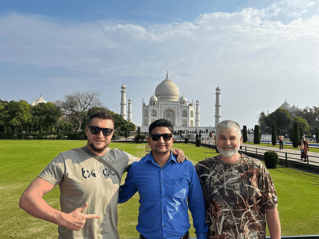 Tagesausflug zum Taj Mahal ab Hyderabad mit dem Flugzeug
