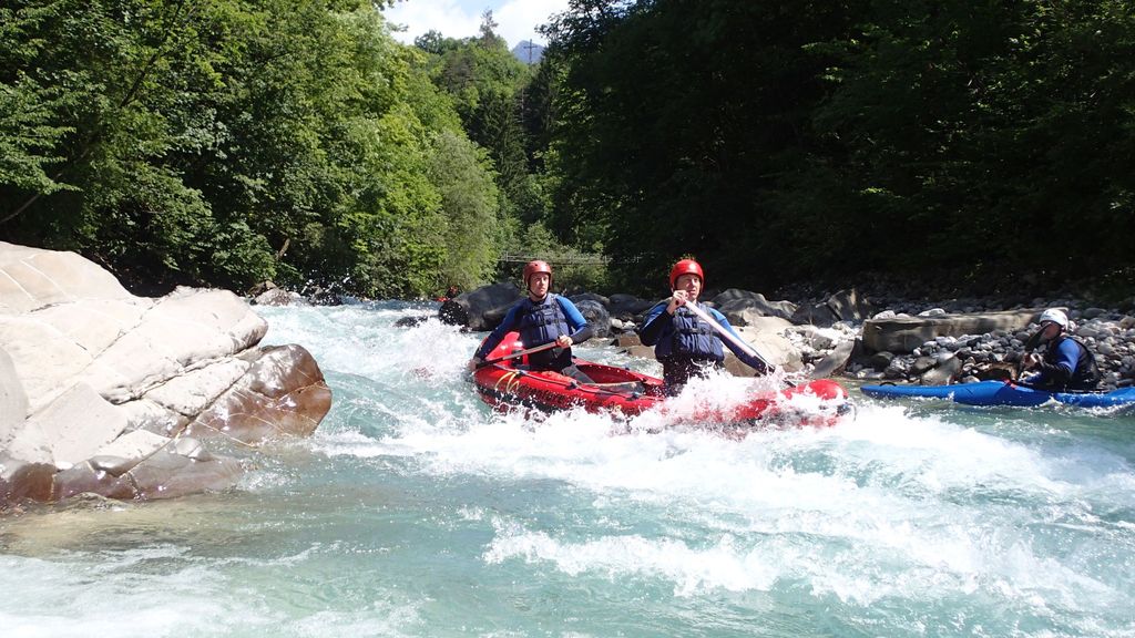 Bovec: Wildwasser-Kanufahrt auf dem Fluss Soča