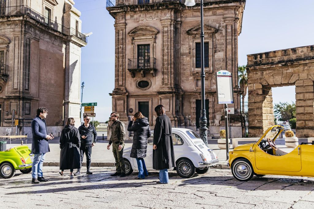 Palermo: Vintage Fiat 500 Sightseeingtour