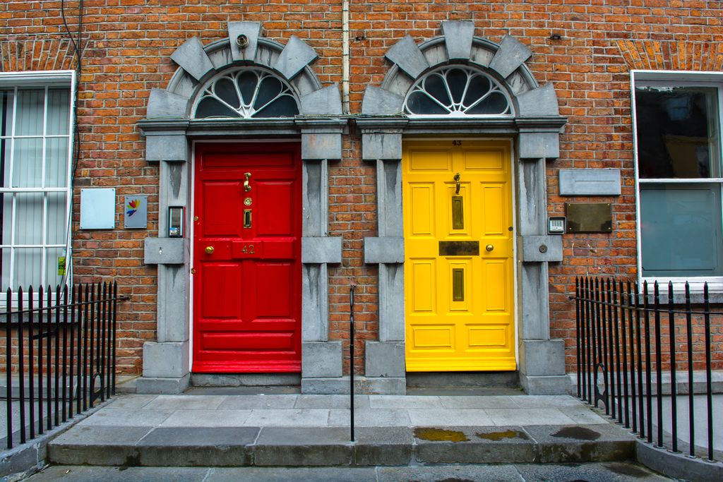 Bunte Türen in Kilkenny
