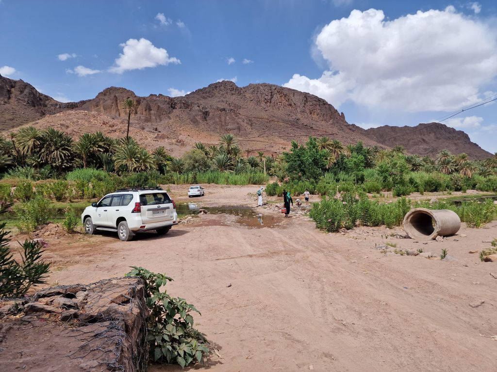 Kasbah von Ait Ben Haddou, Filmstudios und die Fint-Oase