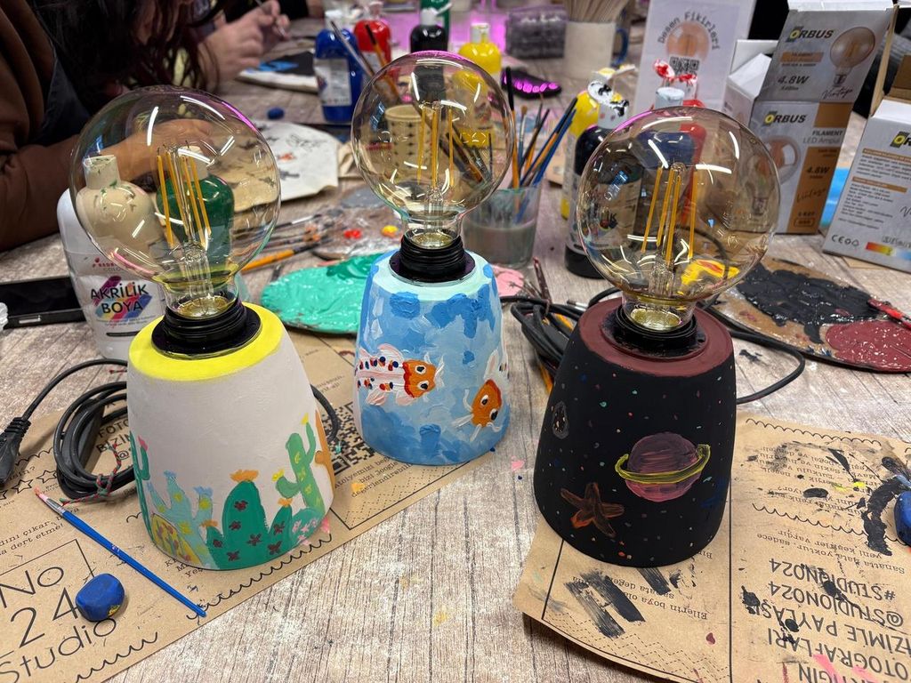 Ankara: Lampenschirm-Malworkshop