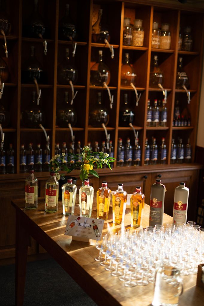 Kopstoot-Verkostung in der Rutte Distillery