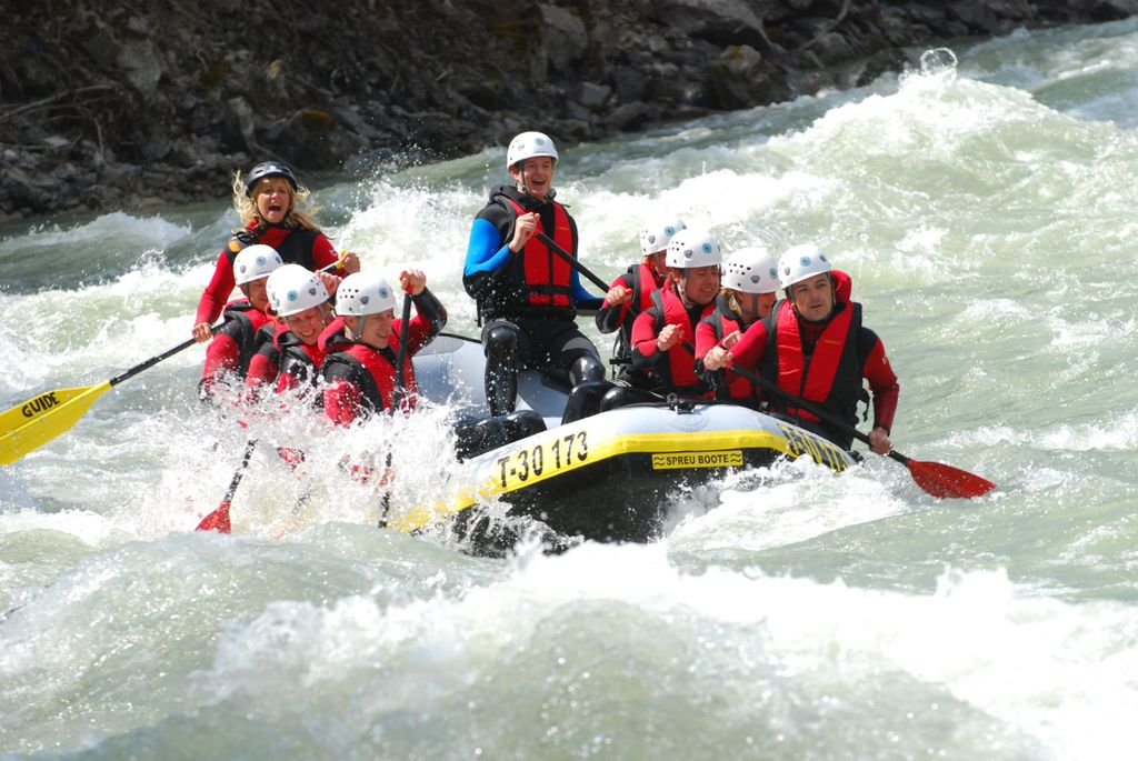 Ötztal: Rafting in der Imster Schlucht für Anfänger