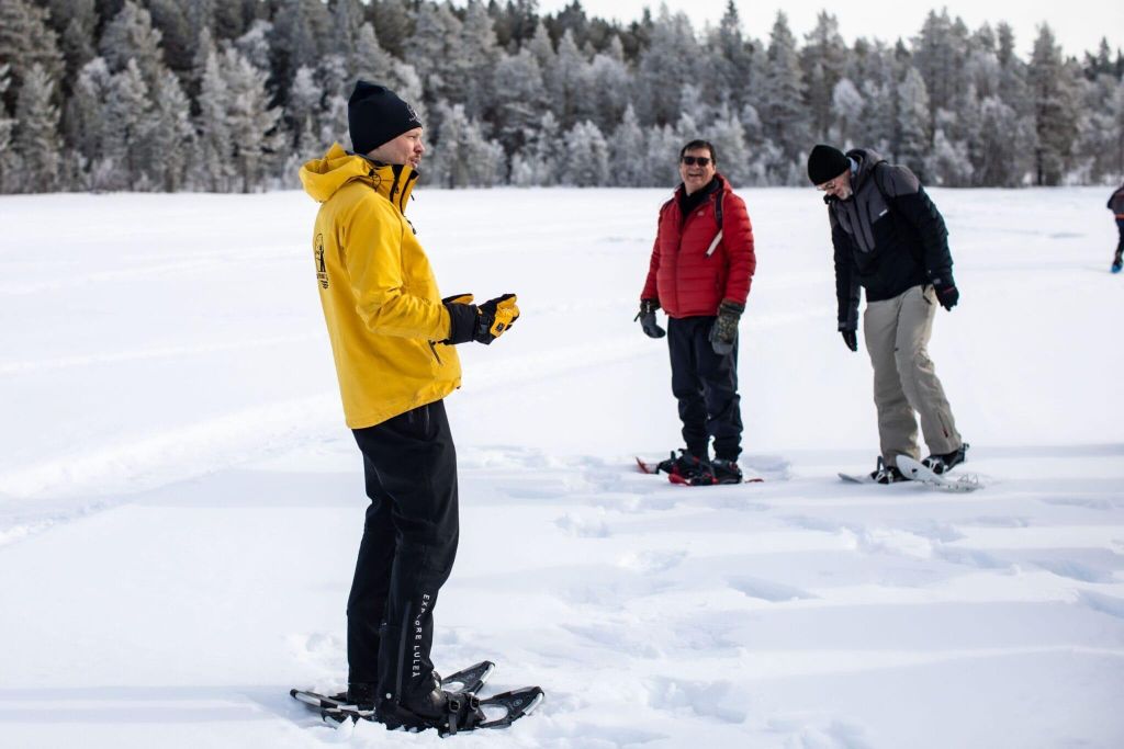 Luleå: Schneeschuhwandern in unberührter Natur