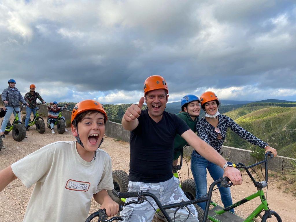 Knysna: Downhill Wald Scootour Abenteuer