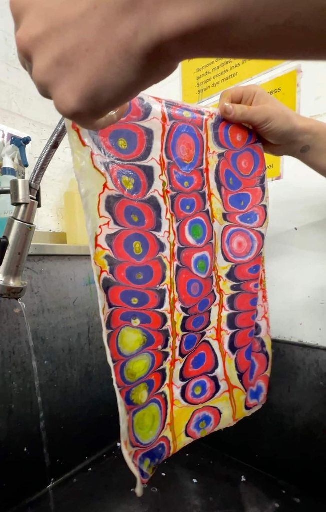 Wassermarmorierungs-Workshop in der Altstadt von Albuquerque