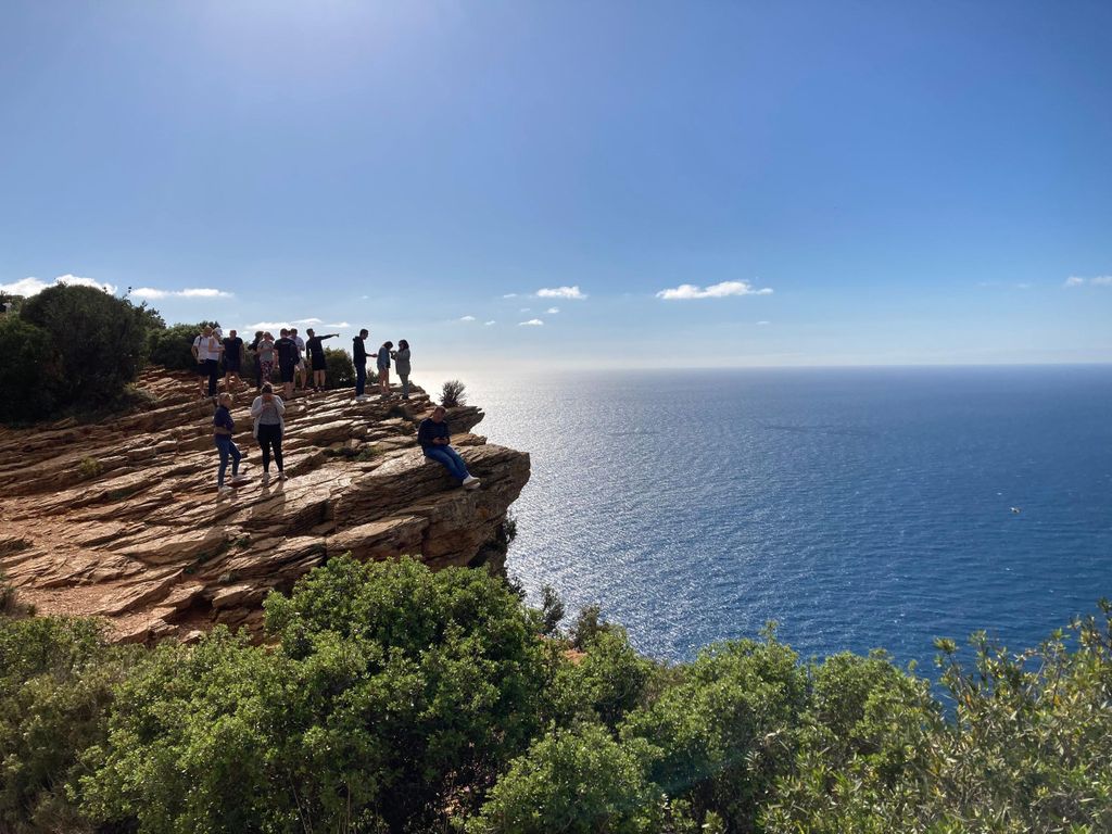 Cassis, Calanque von Port Miou und Cap Canaille von Aix aus