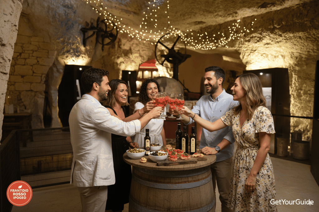 Aperitif im Frantoio Rosso Ipogeo: Geschichte und authentische Aromen – Apulien