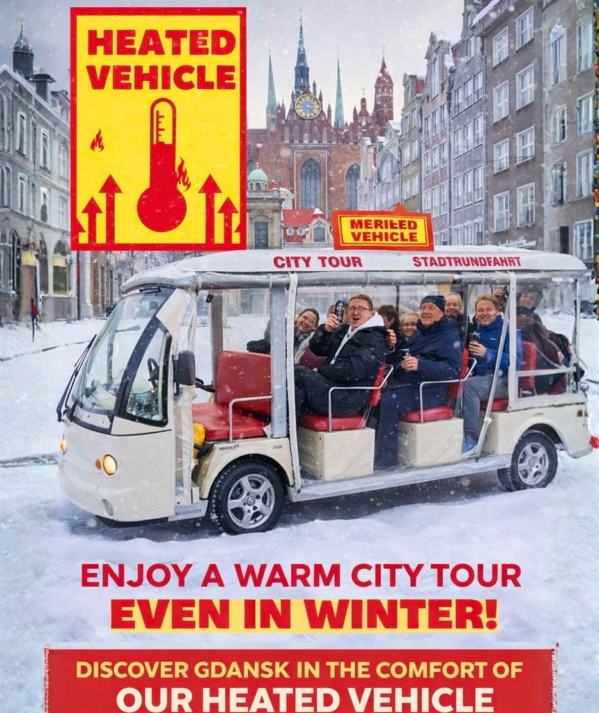 Danzig: Unbegrenztes Bier & Highlights-Tour mit dem Golfbuggy