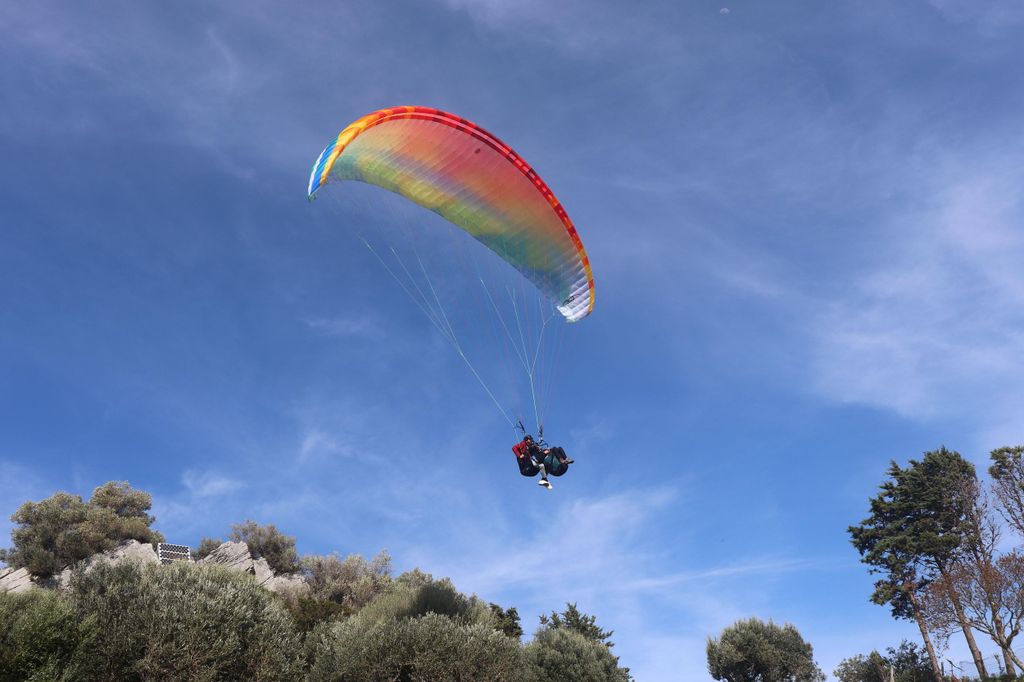 Paragliding Flug in Paestum