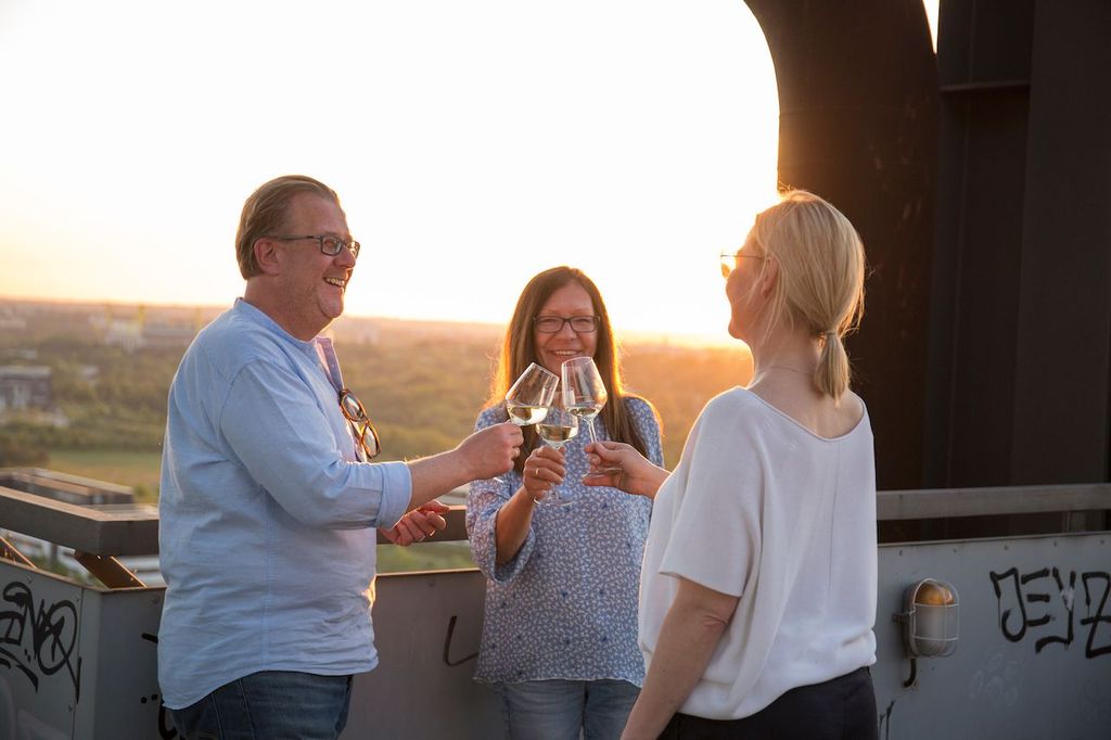 Dortmund: Sundowner Skywalk-Tour