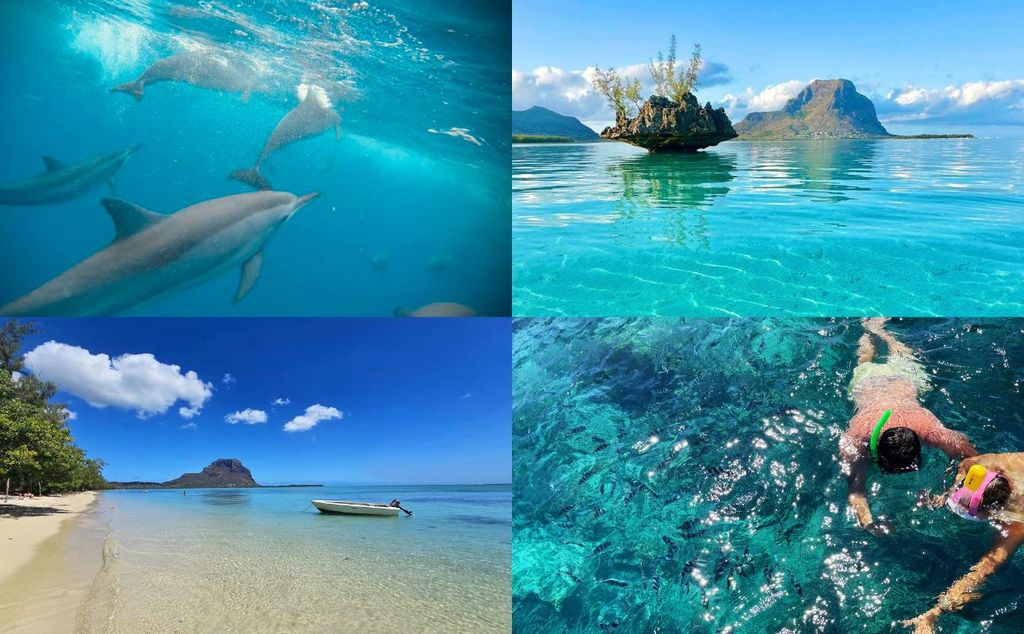 Mauritius: Benitier Island – Schwimmen mit Delfinen – Schnellboot & BBQ