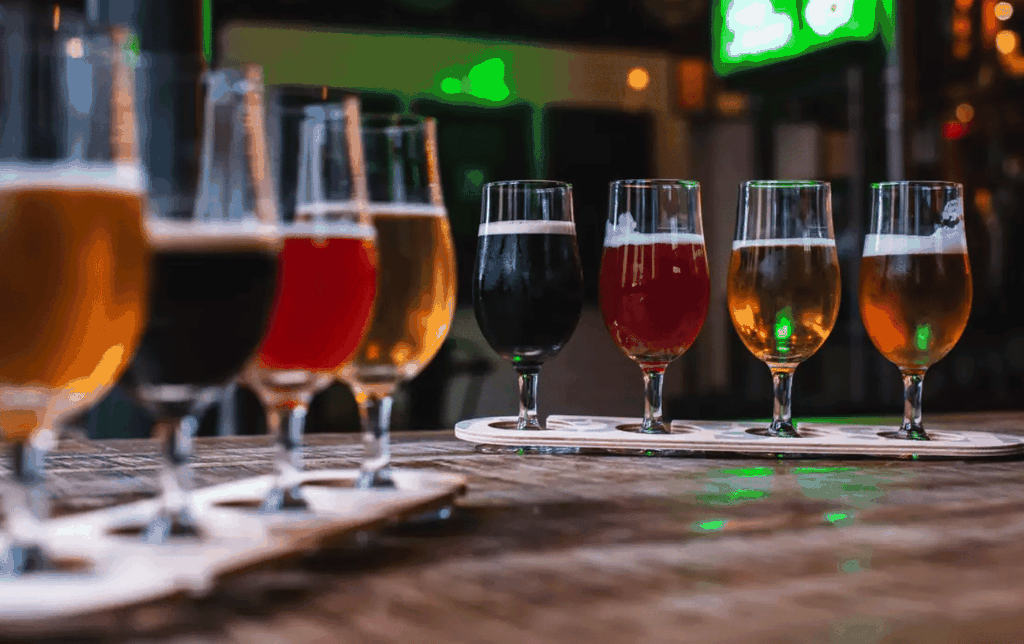 Oban: Bierverkostung bei Innis & Gunn