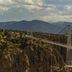 Ehemals höchste Hängebrücke der Welt: Die 219 Meter hohe "Royal-George-Bridge" in Colorado