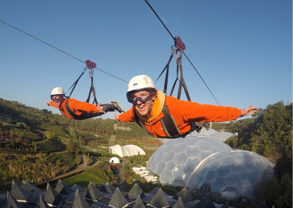 Cornwall: Eden Project Zip Wire Experience
