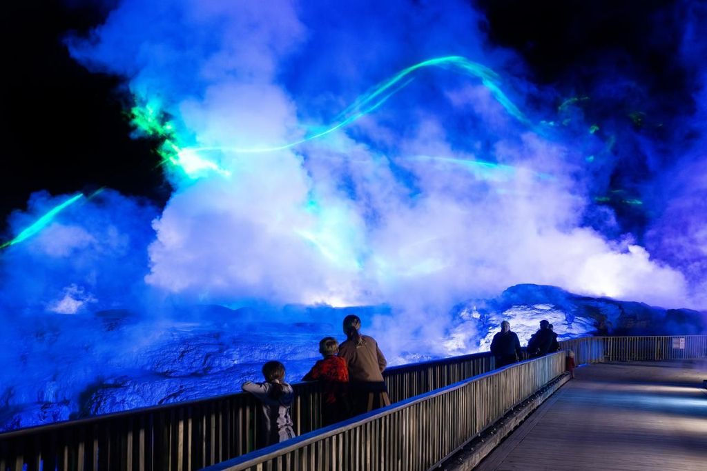 Rotorua: Marama Geyser Light Trail & Geothermales Erlebnis