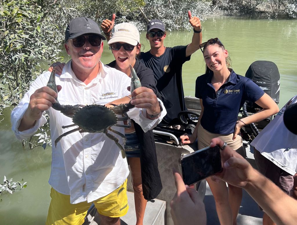 Broome Cruise & Catch: Schlammkrabben-Abenteuer & Wildtier-Kreuzfahrt