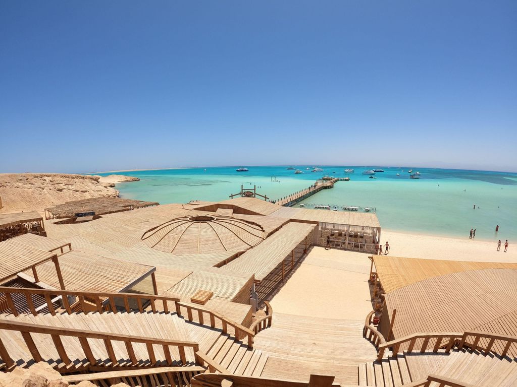 Hurghada: Orange & Giftun Insel Kreuzfahrt mit Massage & Mittagessen