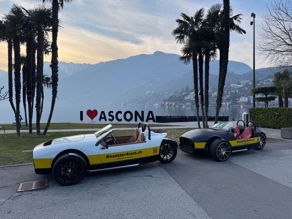 Tessin: Vanderhall Fahrt mit einem 3 rädrigen Roadster