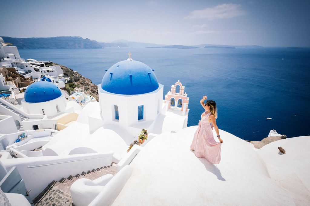 Santorini: Privates Fotoshooting mit professionellem Fotografen
