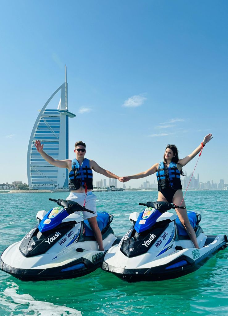 Dubai: Jetski-Abenteuer mit Blick auf den Burj Khalifa und das Burj Al Arab