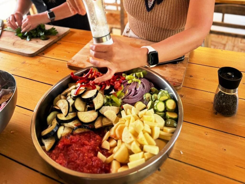 Traditioneller griechischer Kochkurs auf der Lefkada Micro Farm