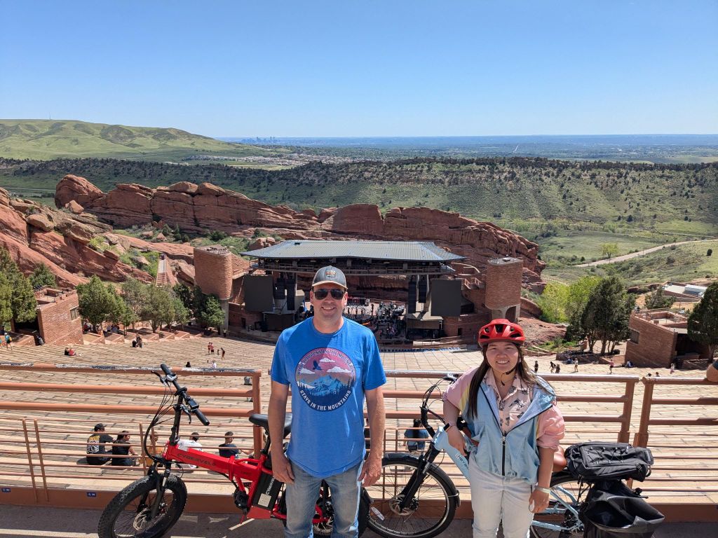 Red Rocks und Dinosaur Ridge auf einer E-Bike-Tour