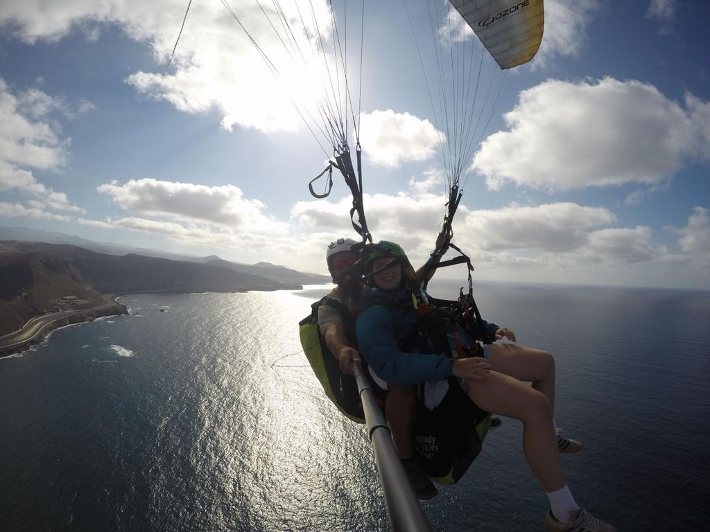 Las Palmas: Tandem-Paragliding-Flüge für jedermann