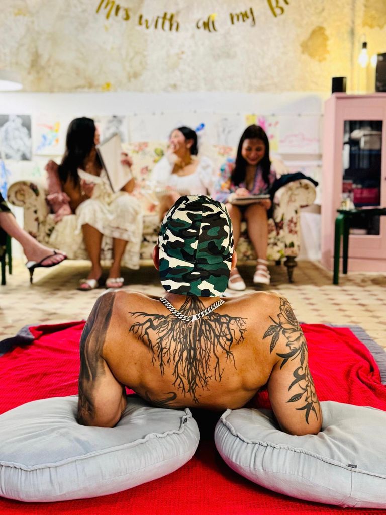 Strip-Drawing-Event in Palmas Altstadt