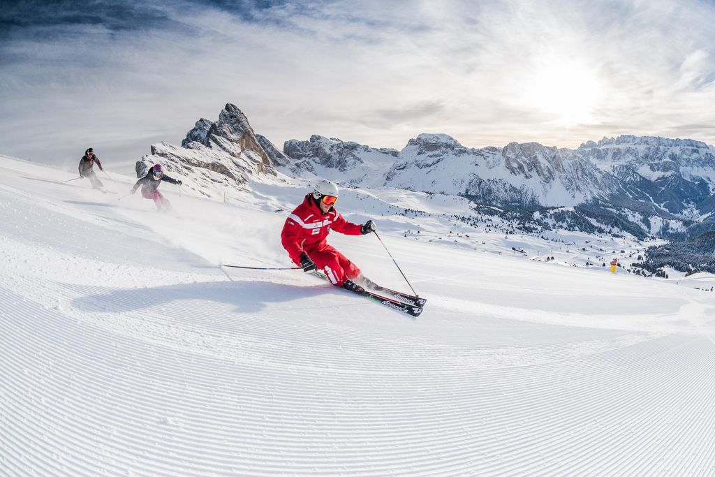St. Ulrich: Geführte Skitour durch die Dolomiten