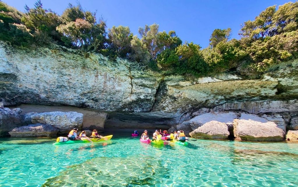 Bonifacio: Geführte Tour durch die Höhlen und zu den Klippen, mit Schwimmen