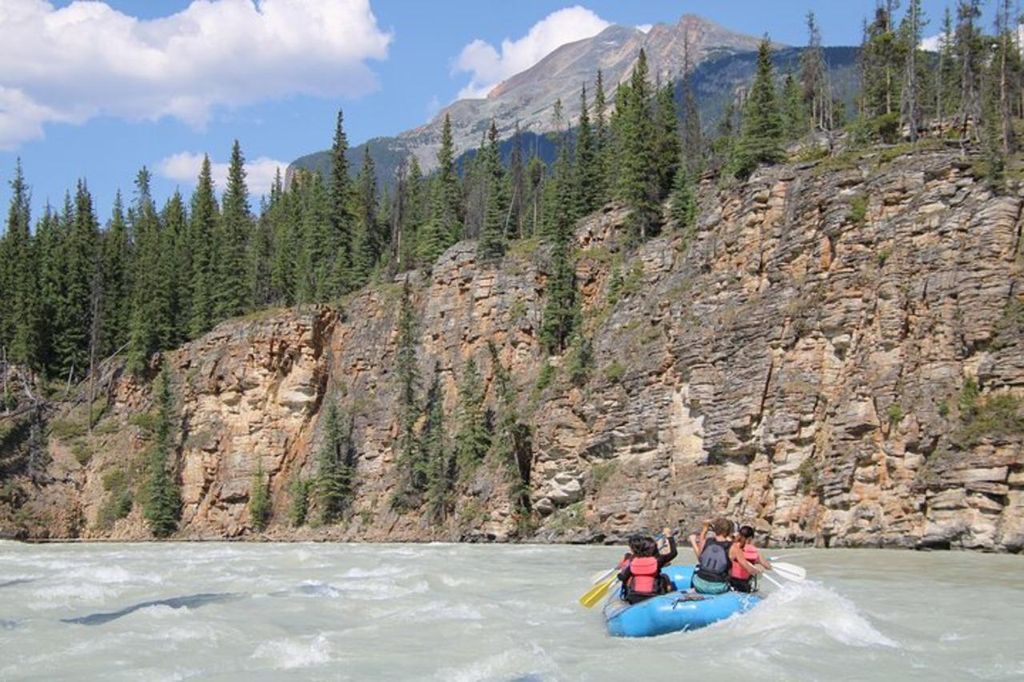 Jasper: Athabasca Falls River Rafting Abenteuer